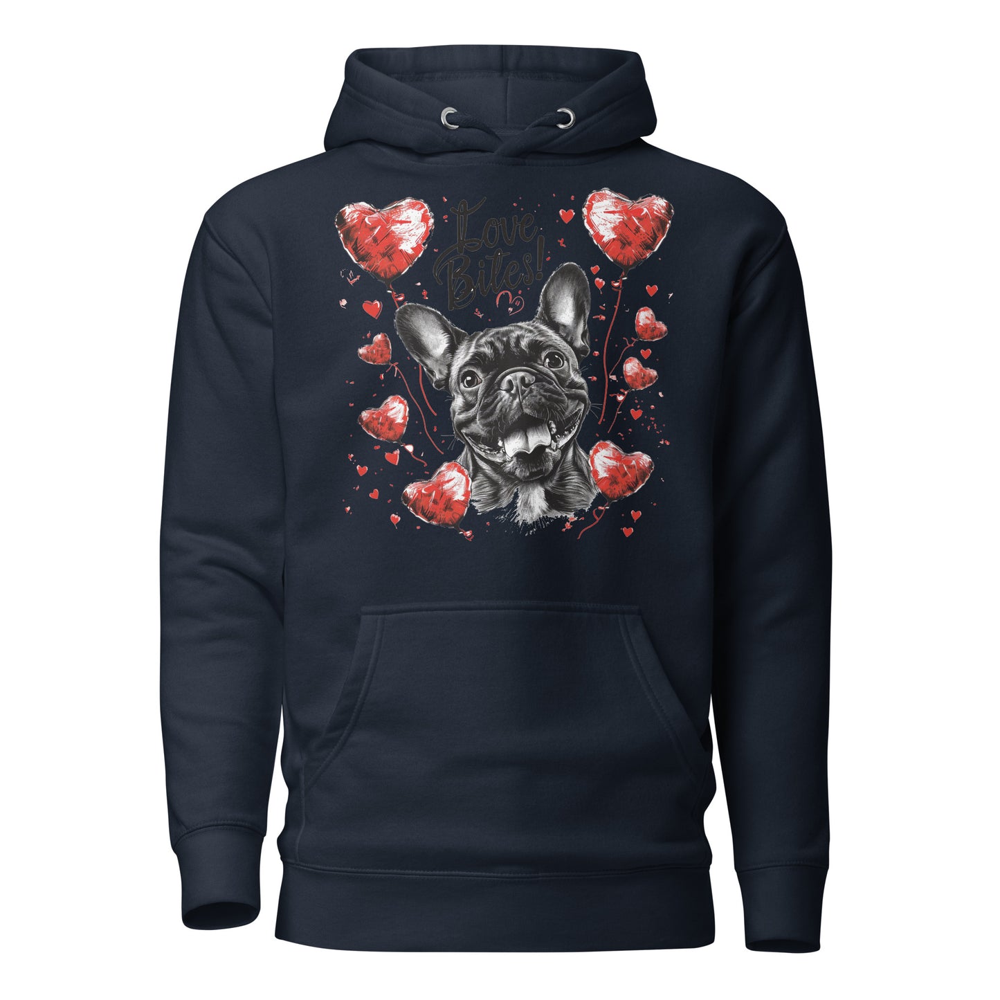 "Love Bites!"- Unisex Hoodie - Frenchie Emporium