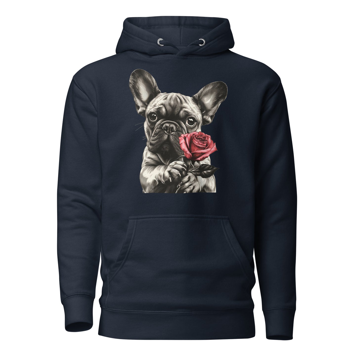 "Rose Embrace" Unisex Hoodie - Frenchie Emporium