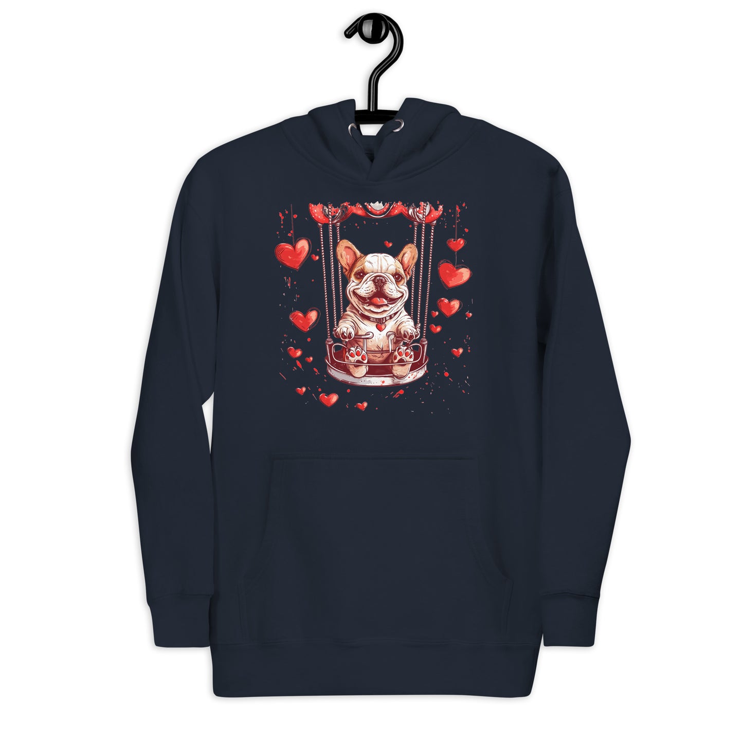 "Swinging Hearts" Unisex Hoodie