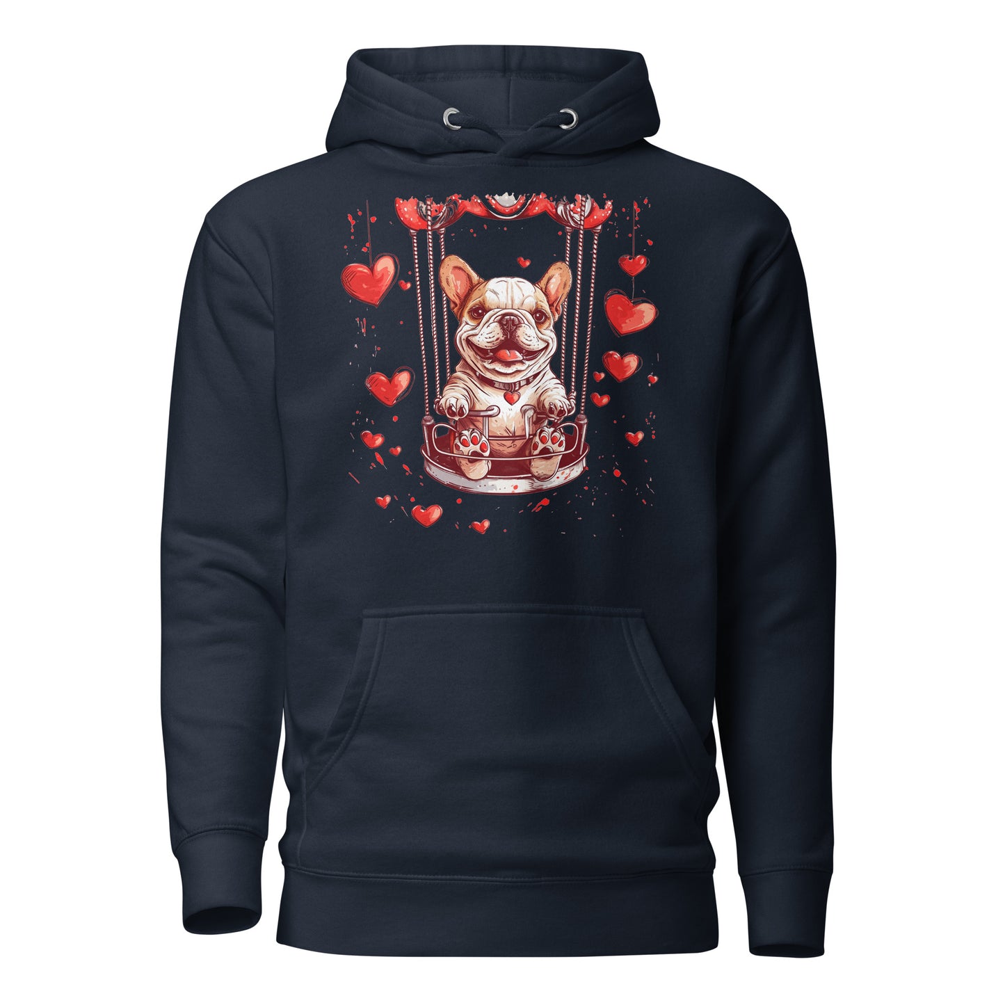 "Swinging Hearts" Unisex Hoodie