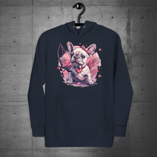 "Cupid's Companion" Unisex Hoodie - Frenchie Emporium