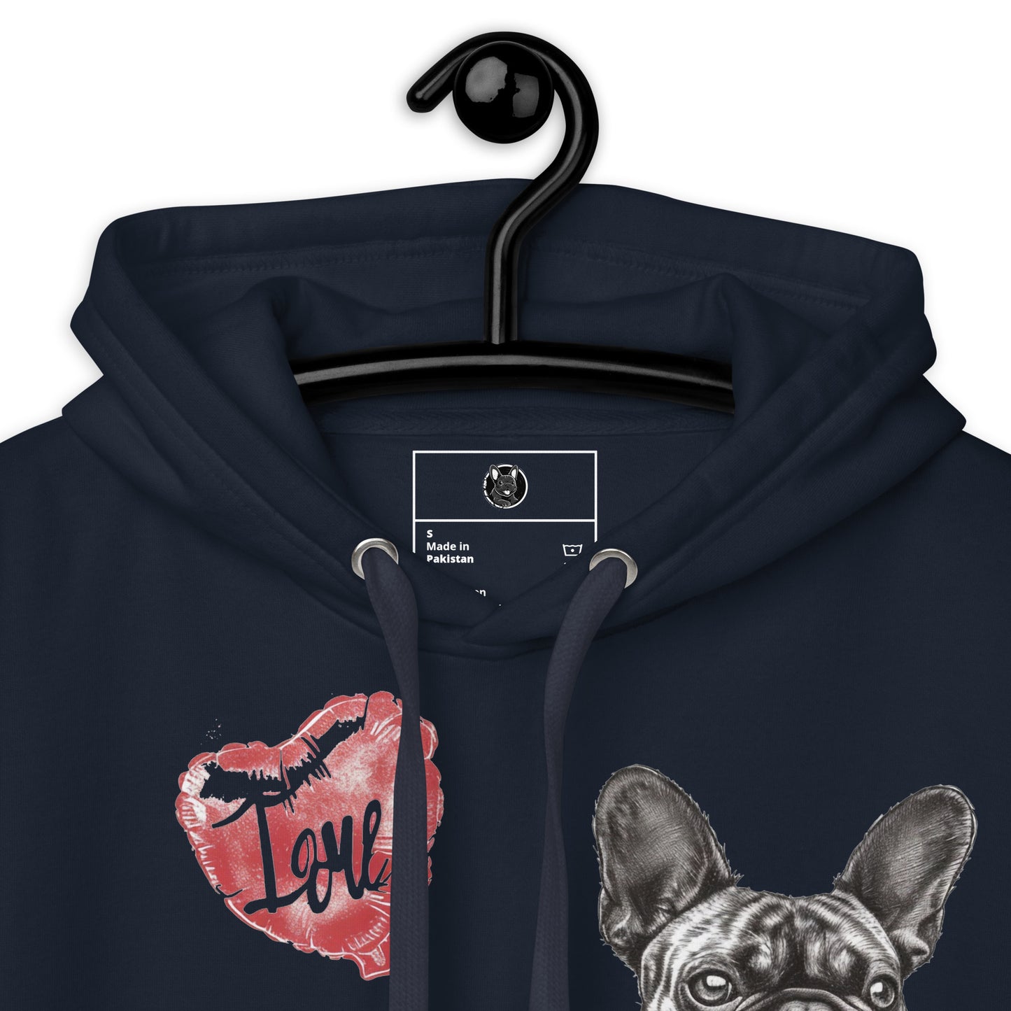 "Love is Fur-real" - Unisex Hoodie - Frenchie Emporium