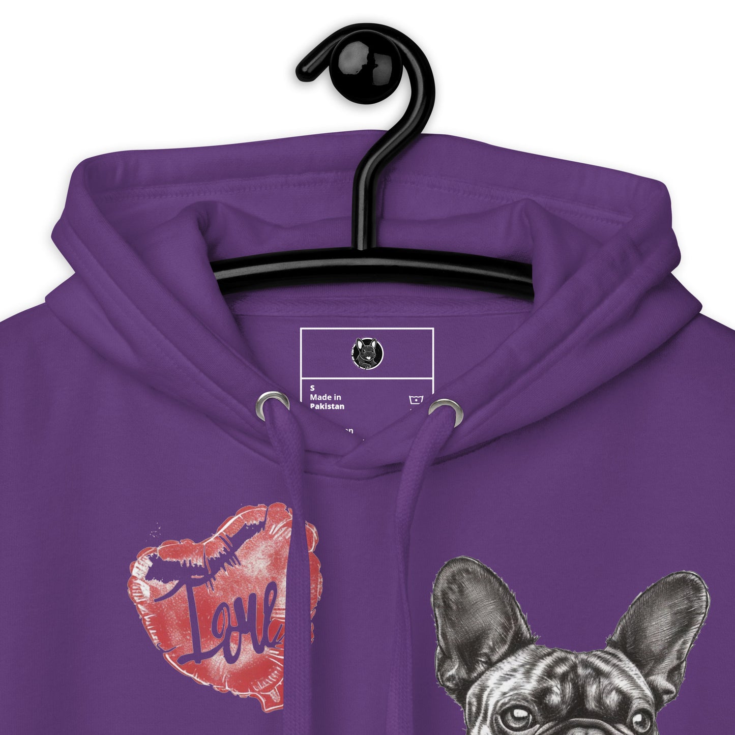 "Love is Fur-real" - Unisex Hoodie - Frenchie Emporium