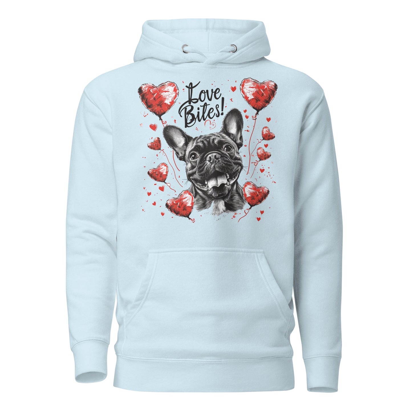 "Love Bites!"- Unisex Hoodie - Frenchie Emporium