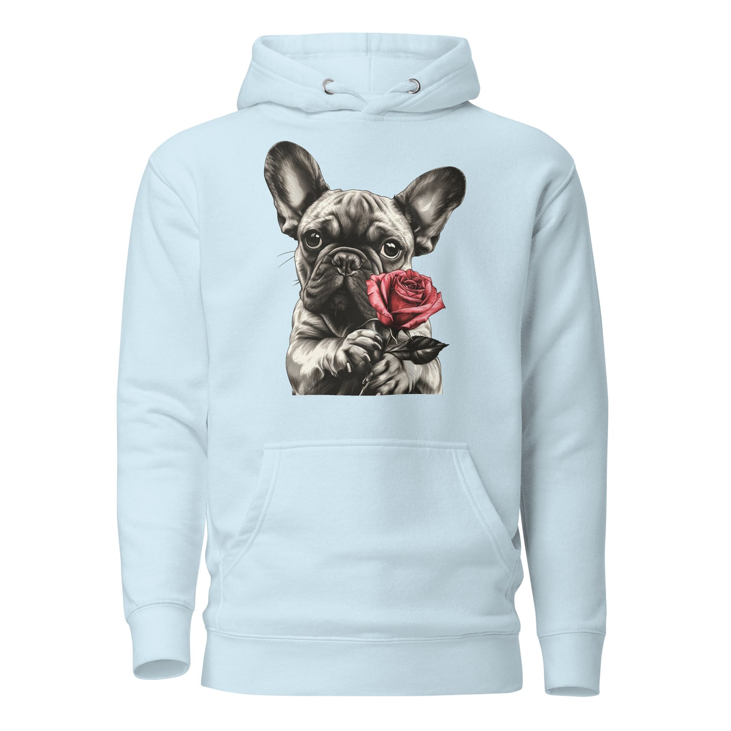 "Rose Embrace" Unisex Hoodie - Frenchie Emporium