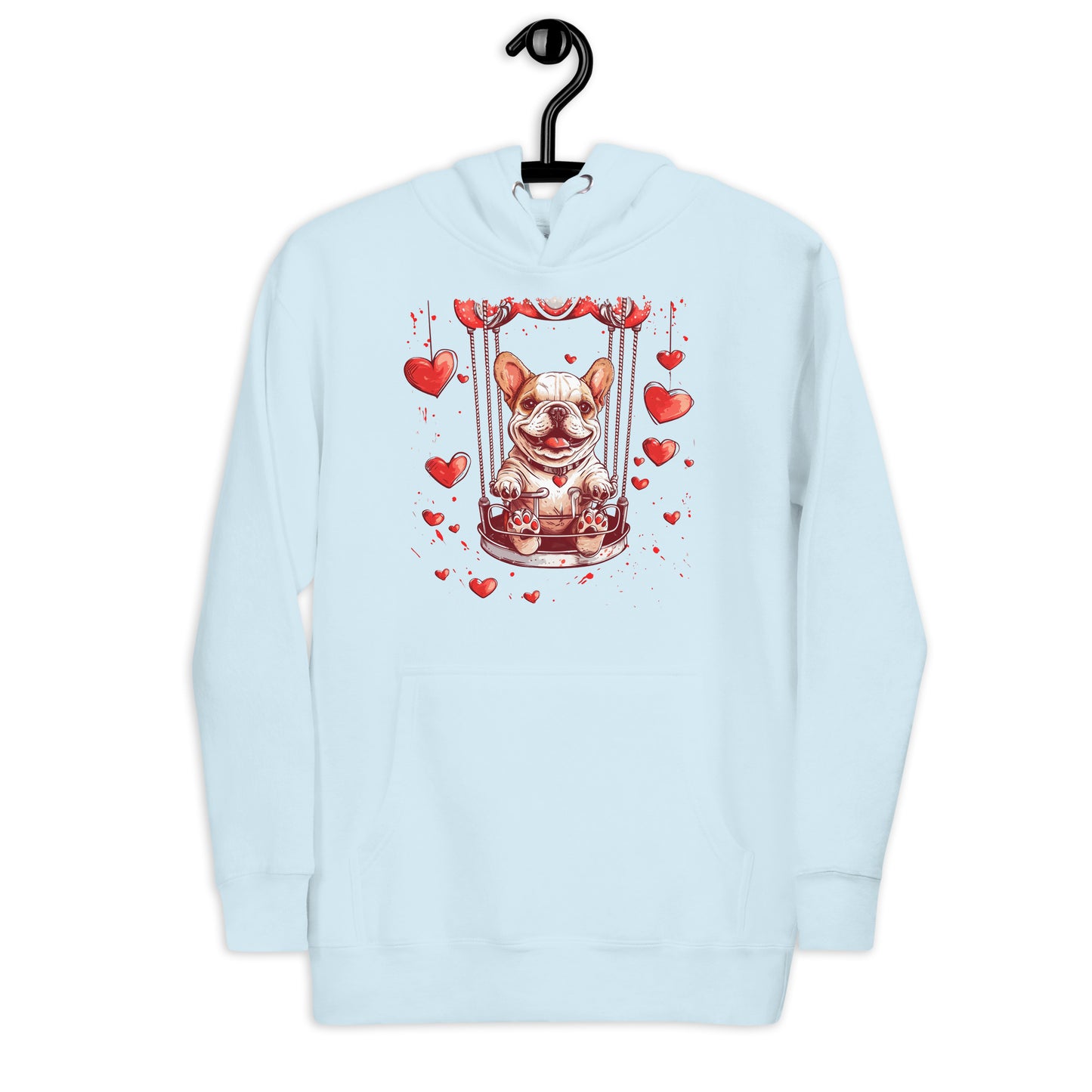 "Swinging Hearts" Unisex Hoodie