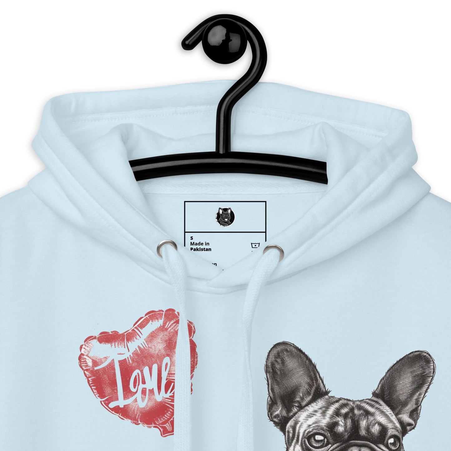 "Love is Fur-real" - Unisex Hoodie - Frenchie Emporium