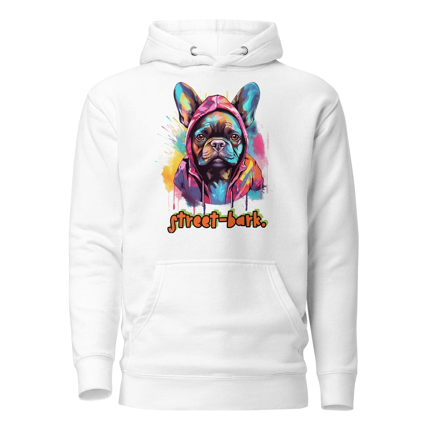 Street Bark Graffiti French Bulldog Unisex Hoodie