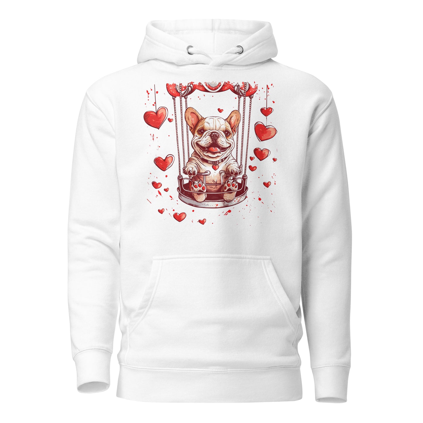 "Swinging Hearts" Unisex Hoodie