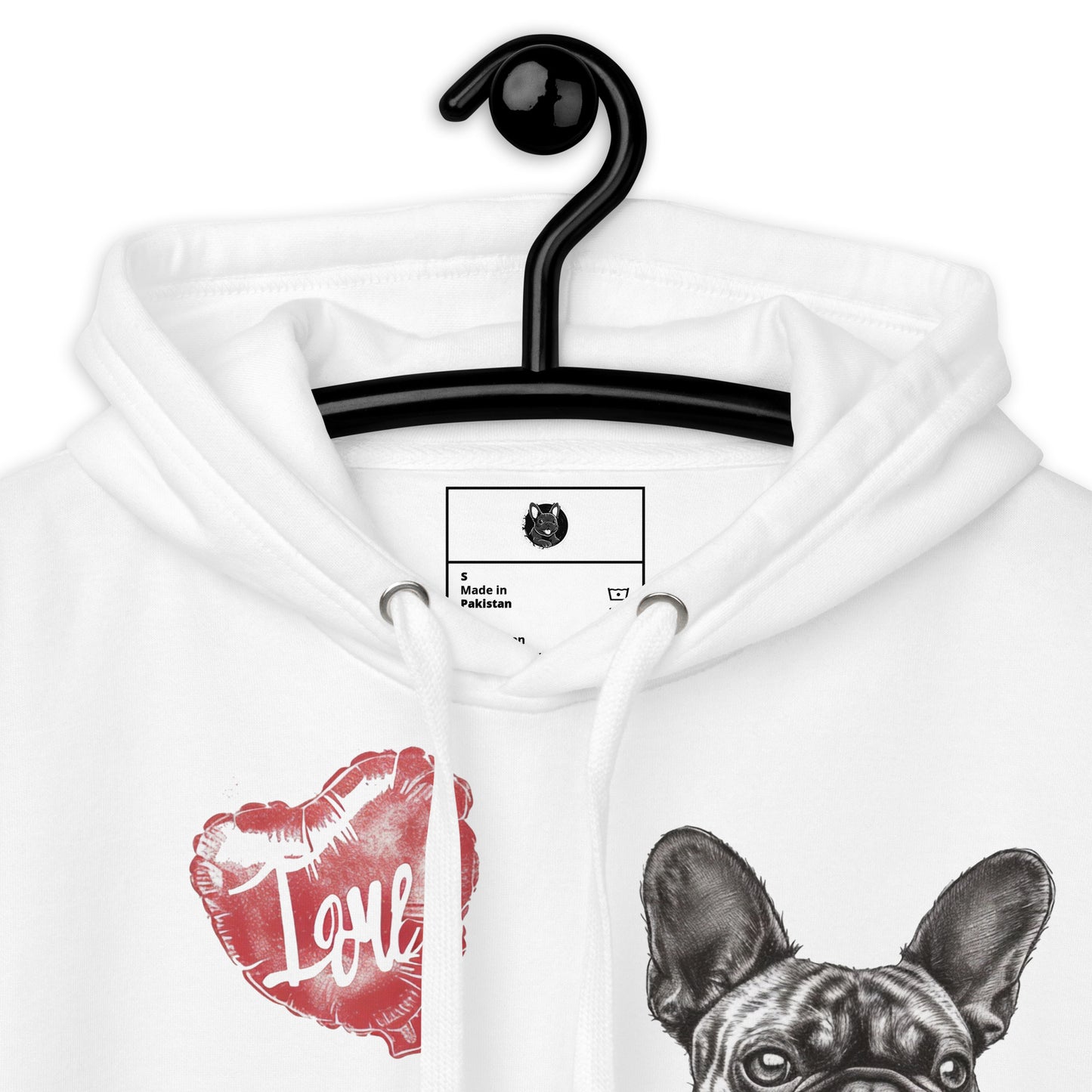 "Love is Fur-real" - Unisex Hoodie - Frenchie Emporium