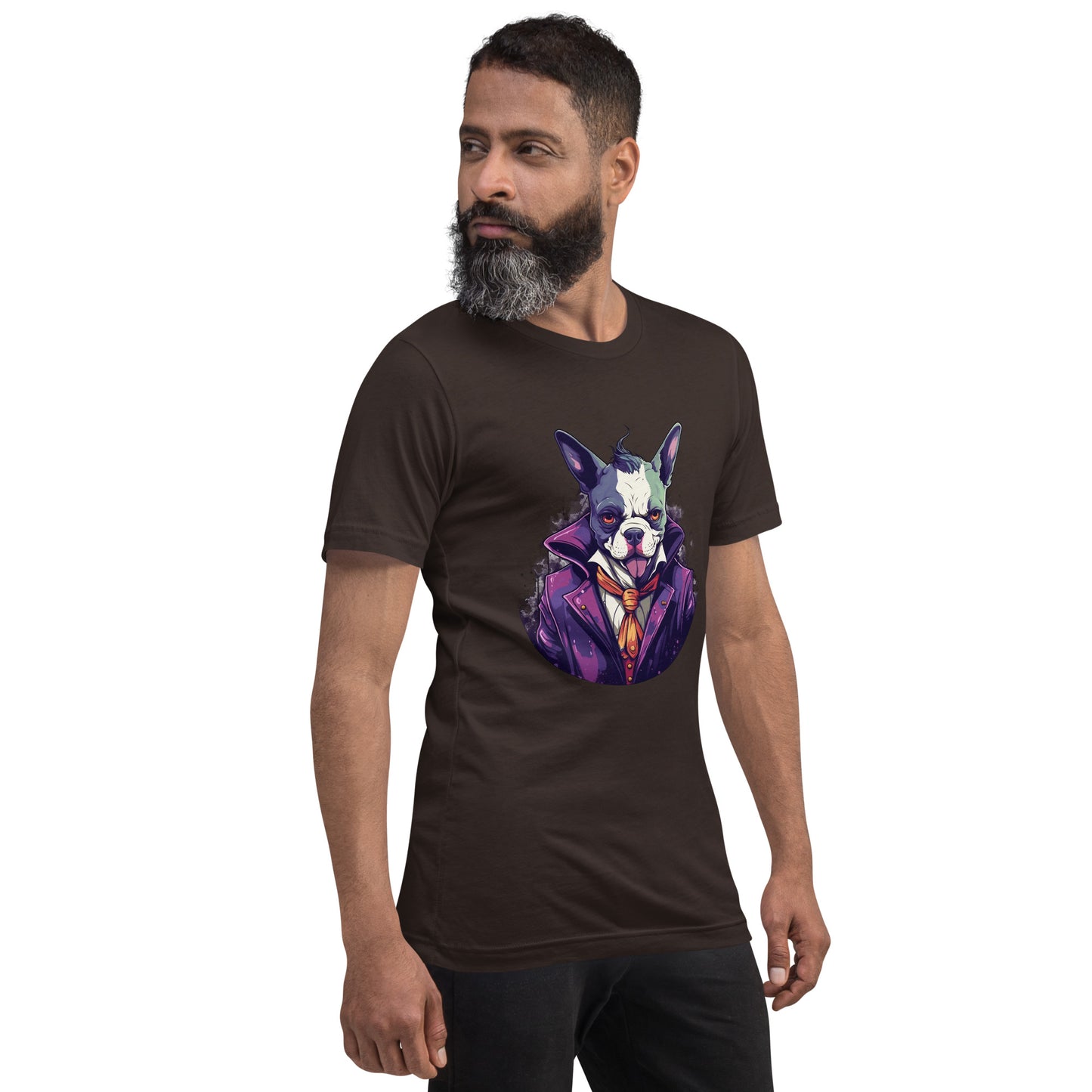 Frenchie Joker Villainous Unisex T-shirt