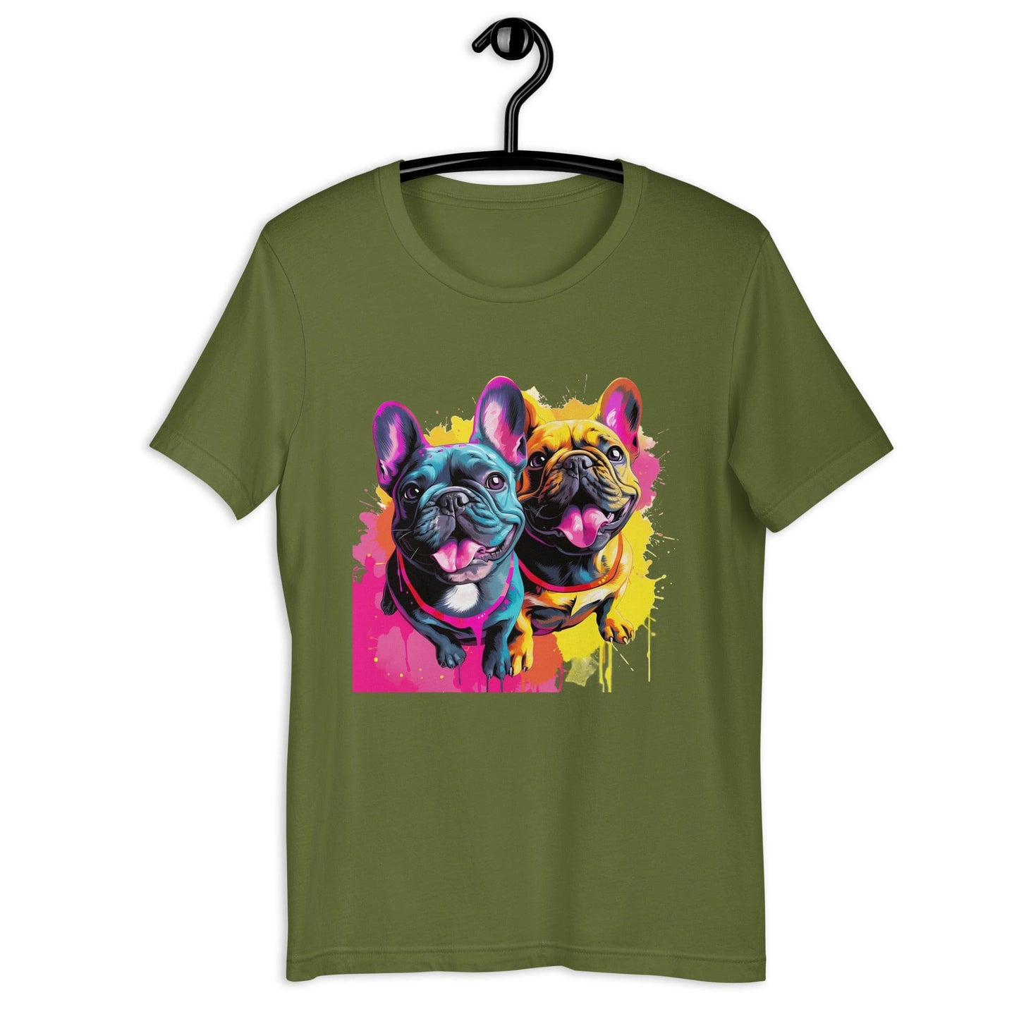 French Bulldog Playful Duo - Unisex t-shirt