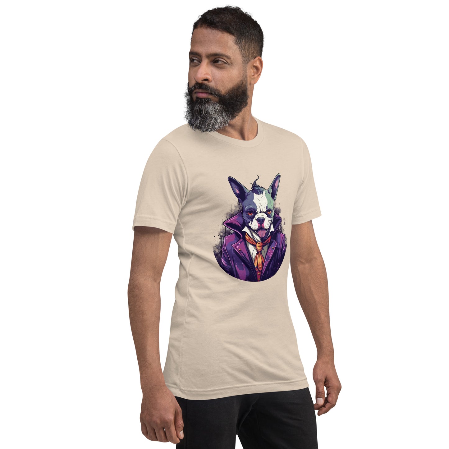 Frenchie Joker Villainous Unisex T-shirt