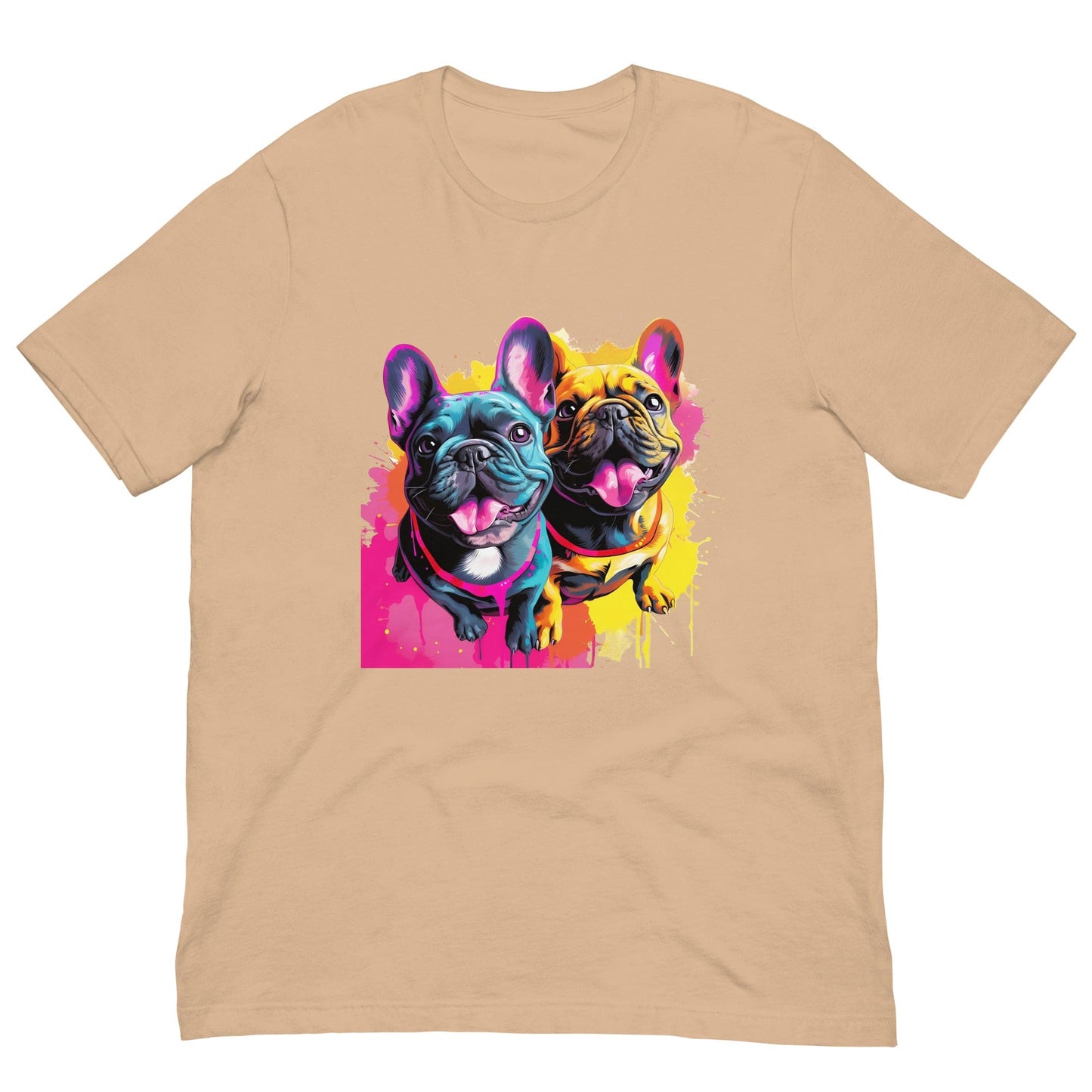 French Bulldog Playful Duo - Unisex t-shirt